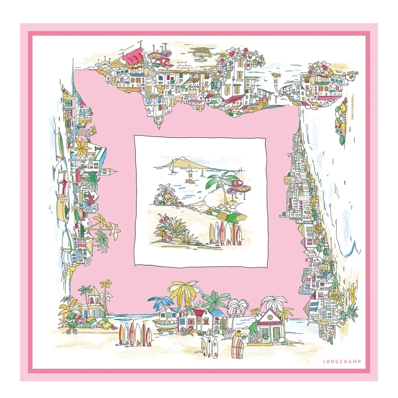 Silk scarf 70 Vivement l'Eté