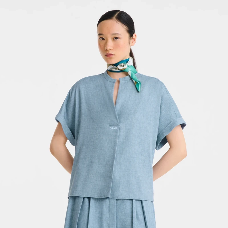 Silk Scarf 70 Equestrian Tower