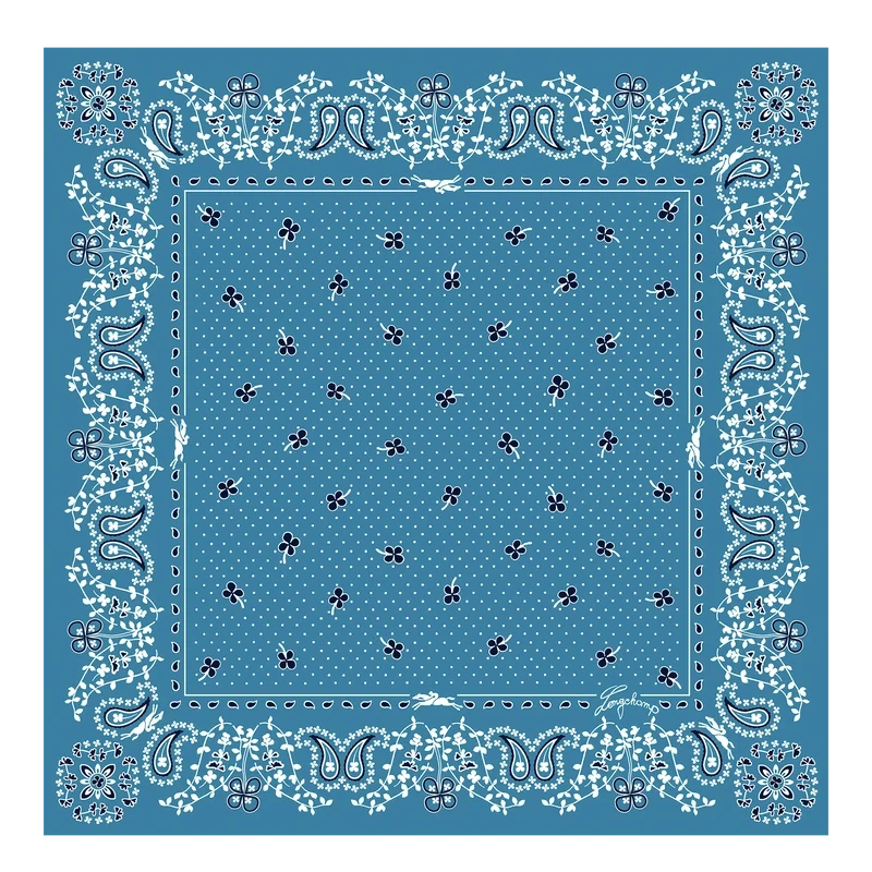 Silk scarf 50x50 French Bandana