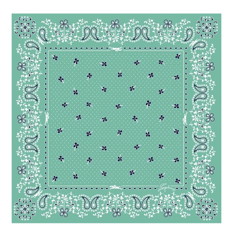 Silk scarf 50x50 French Bandana