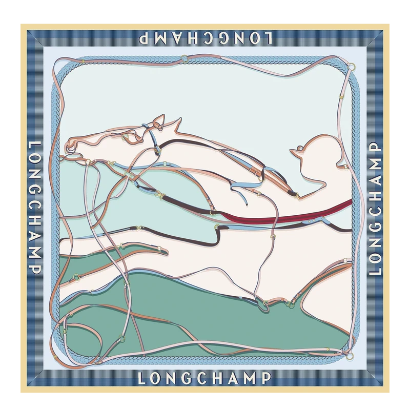 Silk scarf 90x90 A toute Allure