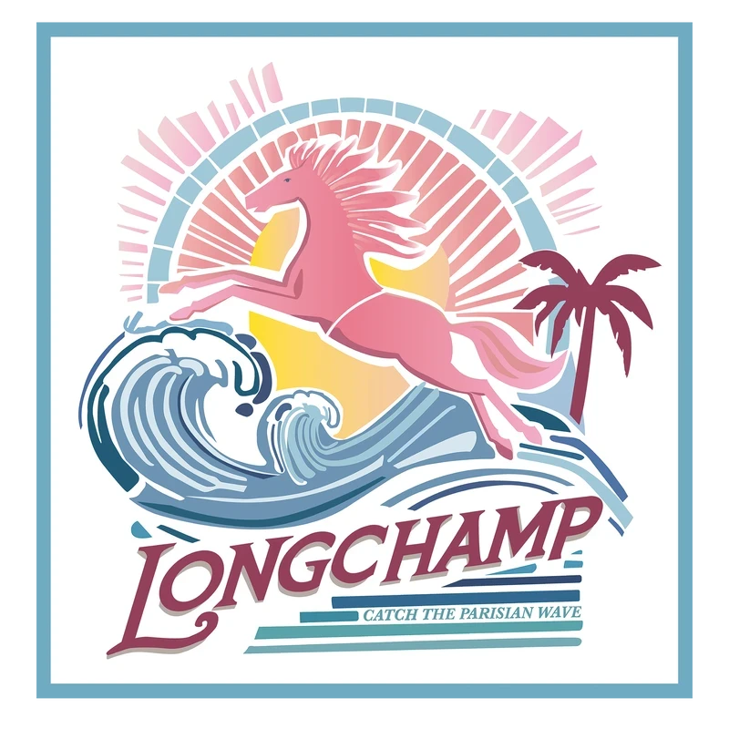 Silk scarf 70 La Vague du Style