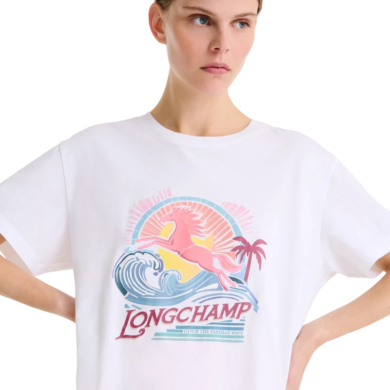 Longchamp T-shirt Catch the parisian wave