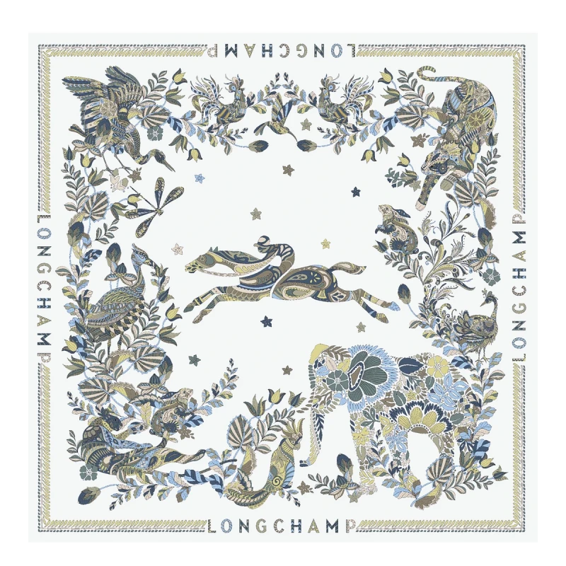 Silk Scarf 90 Forêt Longchamp