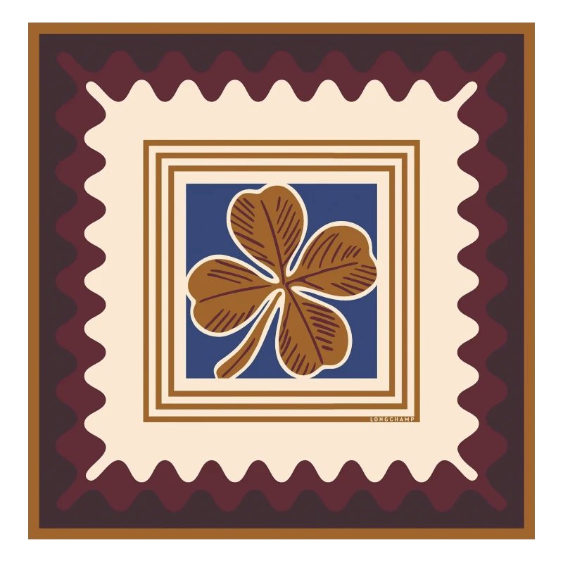Silk scarf 70 Porte-Bonheur Longchamp