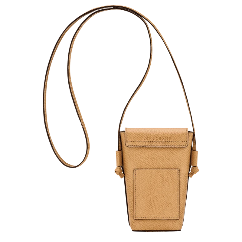 Phone case with leather lace Épure