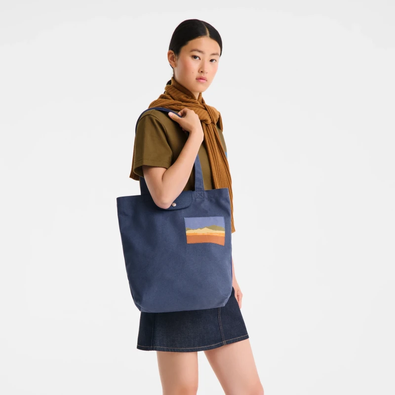Tote bag M Caroline Hélain x Longchamp
