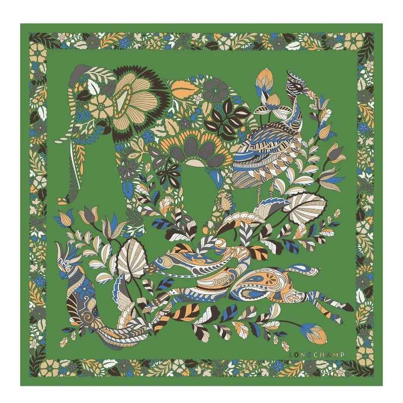 Silk Scarf 50 Forêt Longchamp