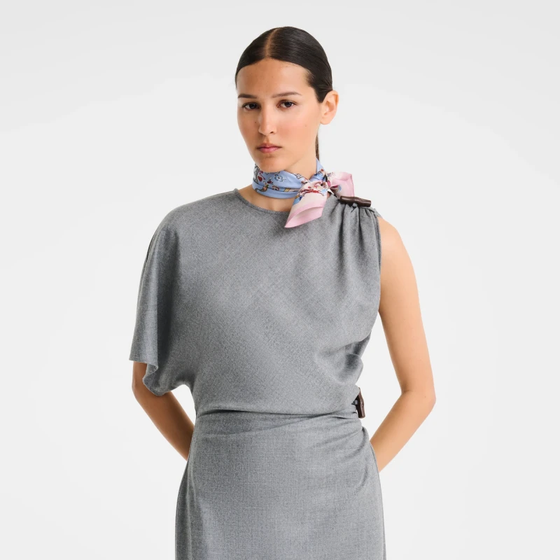 Silk scarf 50x50 Equestrian Tower