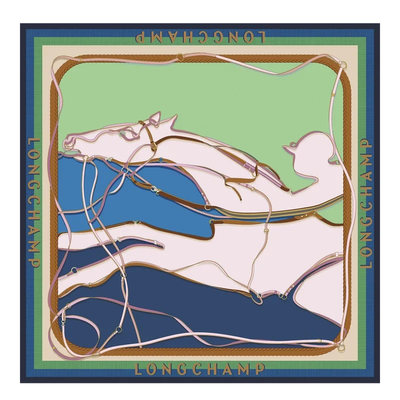 Silk scarf 90x90 A toute Allure