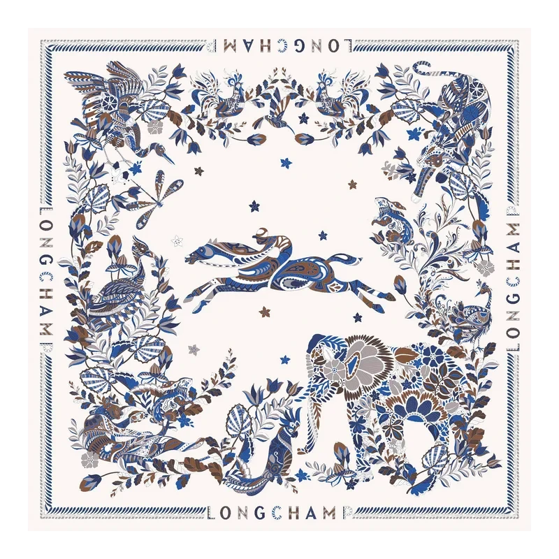 Silk Scarf 90 Forêt Longchamp
